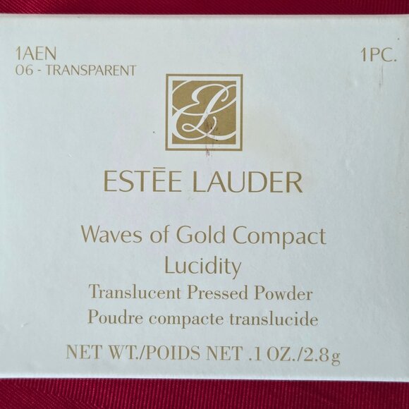 BRAND NEW, ESTE'E LAUDER, WAVES OF GOLD COMPACT LUCIDITY!!! - Picture 6 of 7